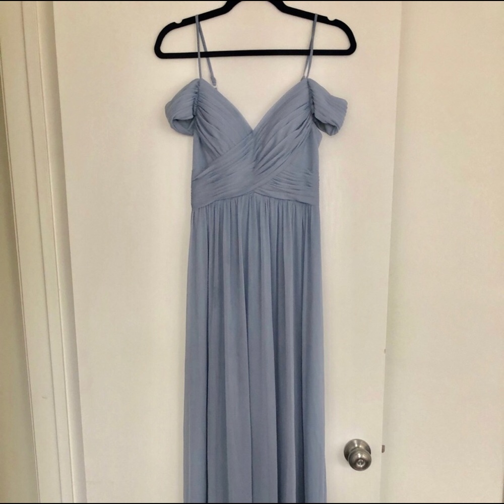 Azazie Dusty Blue Gown